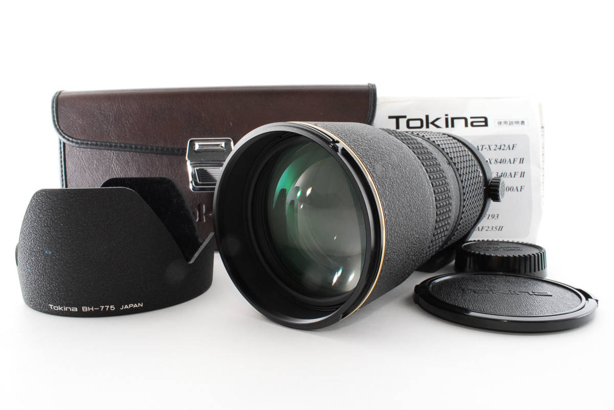 柔らかい 付属品完備 Tokina #885456 PENTAX F2.8 80-200mm AF PRO AT
