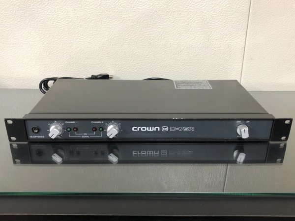 606 CROWN クラウン パワーアンプ D-75A ② villa-cesare.com