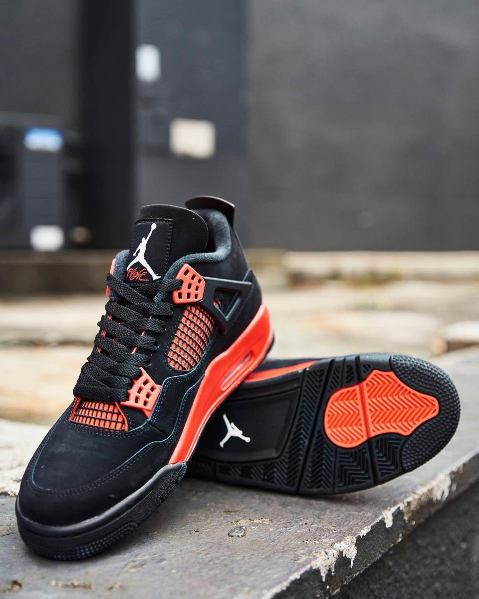 27.5cm Nike Air Jordan 4 Red Thunder Crimson ナイキ エアジョーダン4 レッド サンダー クリムゾン CT8527-016 undefeated大阪購入 新品