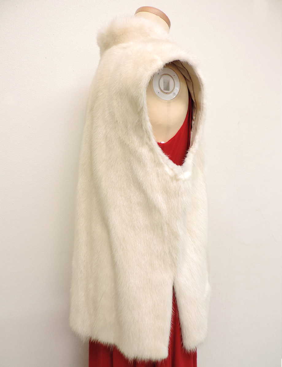 ★club藤★【パールミンク ■ベスト ■着丈70cm ■裾周囲100cm】(181) 2