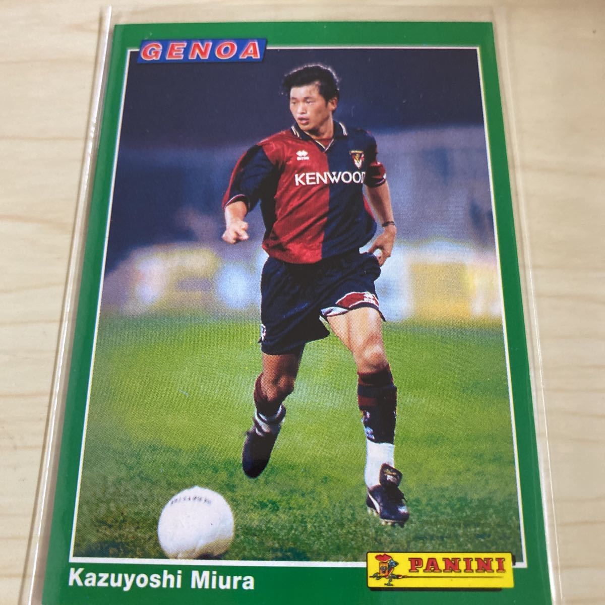 三浦知良 キングカズ 当時品 美品 ジェノア 27年前 カード | fivalcom.ro