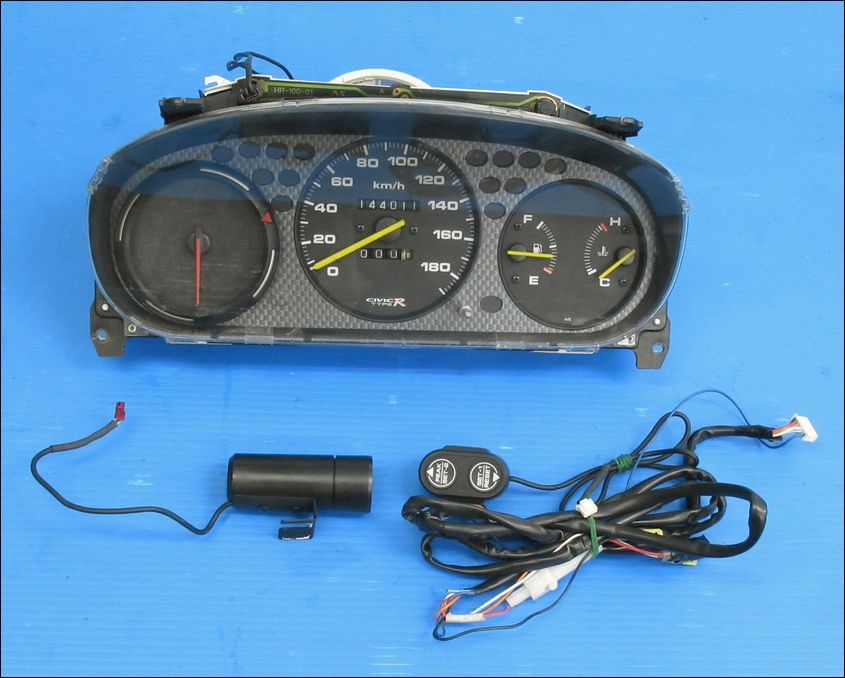 ○ シビック タイプR ( EK EK9 ) 用 純正 スピードメーター 改 Defi