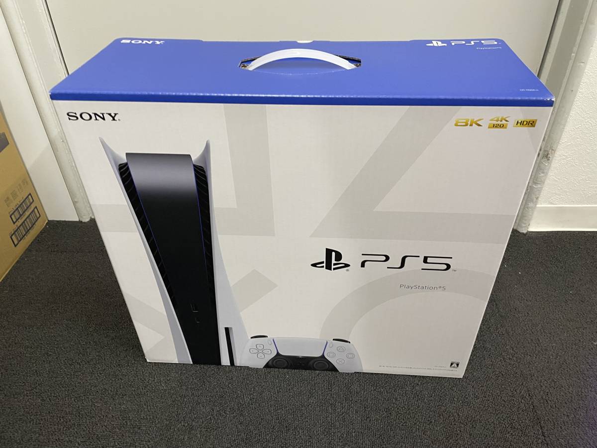 【新品未使用未開封品】 PS5 PlayStation５ 本体 ディスクドライブ搭載モデル 新型 CFI-1100A01 PS5_画像1