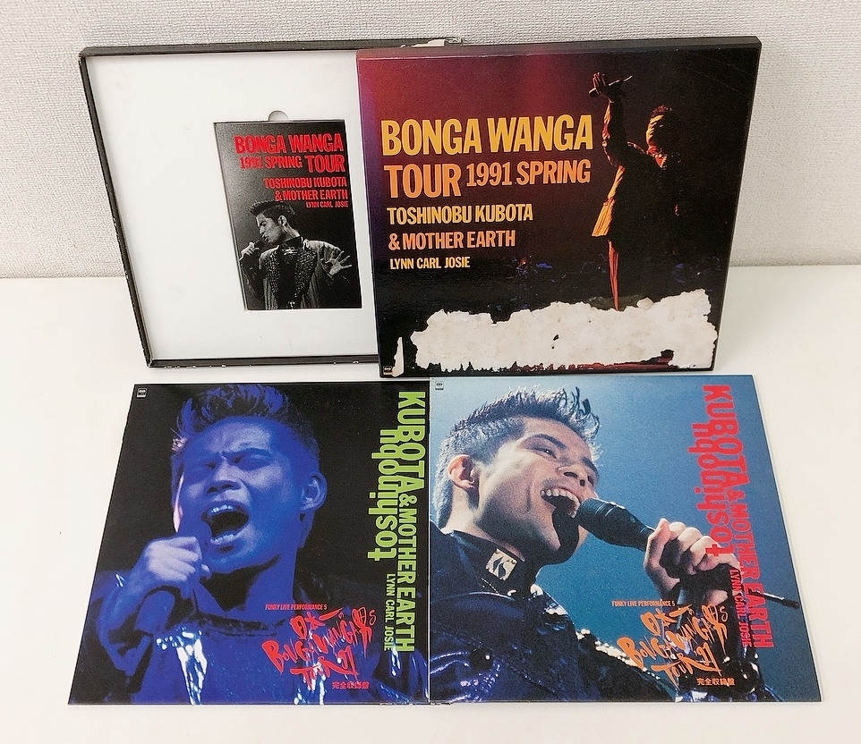 【LD レーザーディスク BONGA WANGA TOUR 1991 SPRING】久保田利伸/日本一のBONGA WANGA男s TOUR '91/A1373_画像1