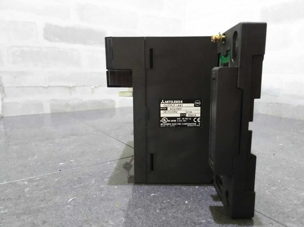 動作品】管W95 MITSUBISHI シーケンサ A1S61PN、A2USCPU、A1SX42(2個