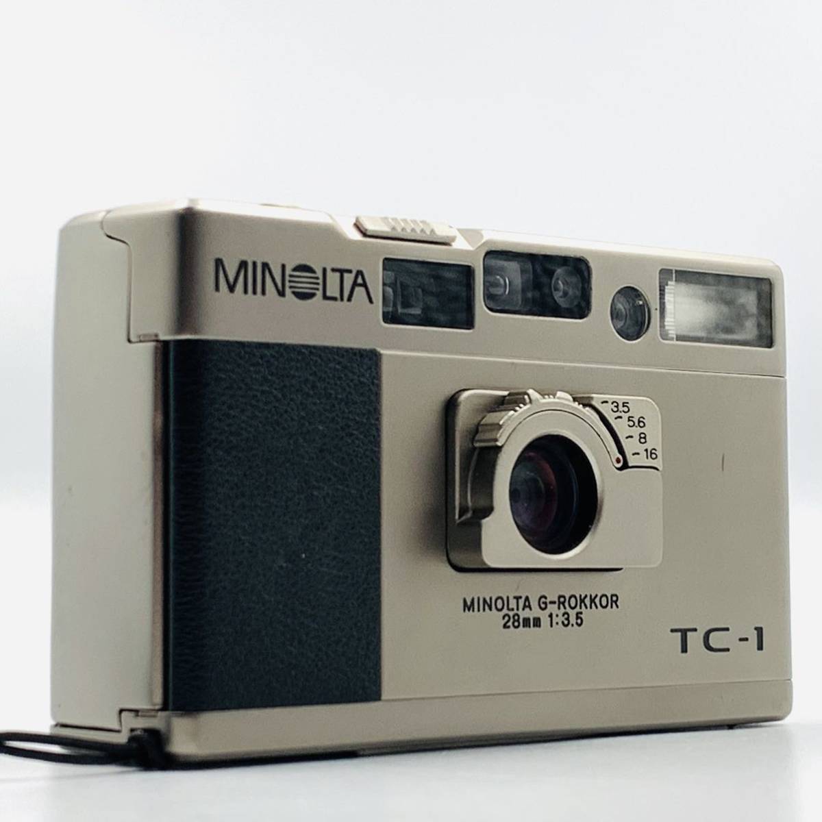 MINOLTA TC-1 G-ROKKOR 28mm F3.5 コンパクトフィルムカメラ _画像3
