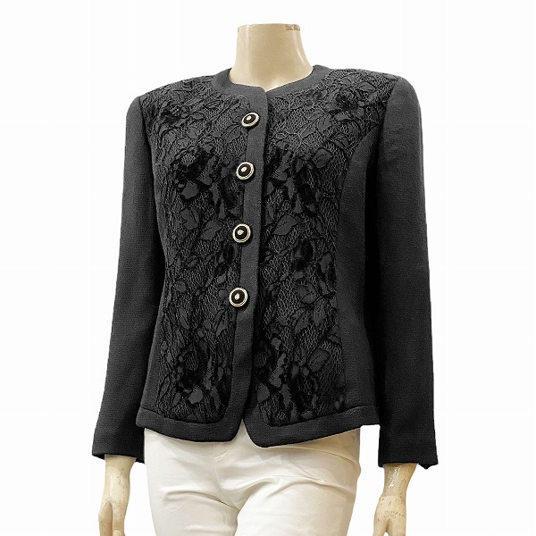 当店限定販売】 FM美品☆ハーディエイミス*HARDY AMIES☆黒☆ウール100