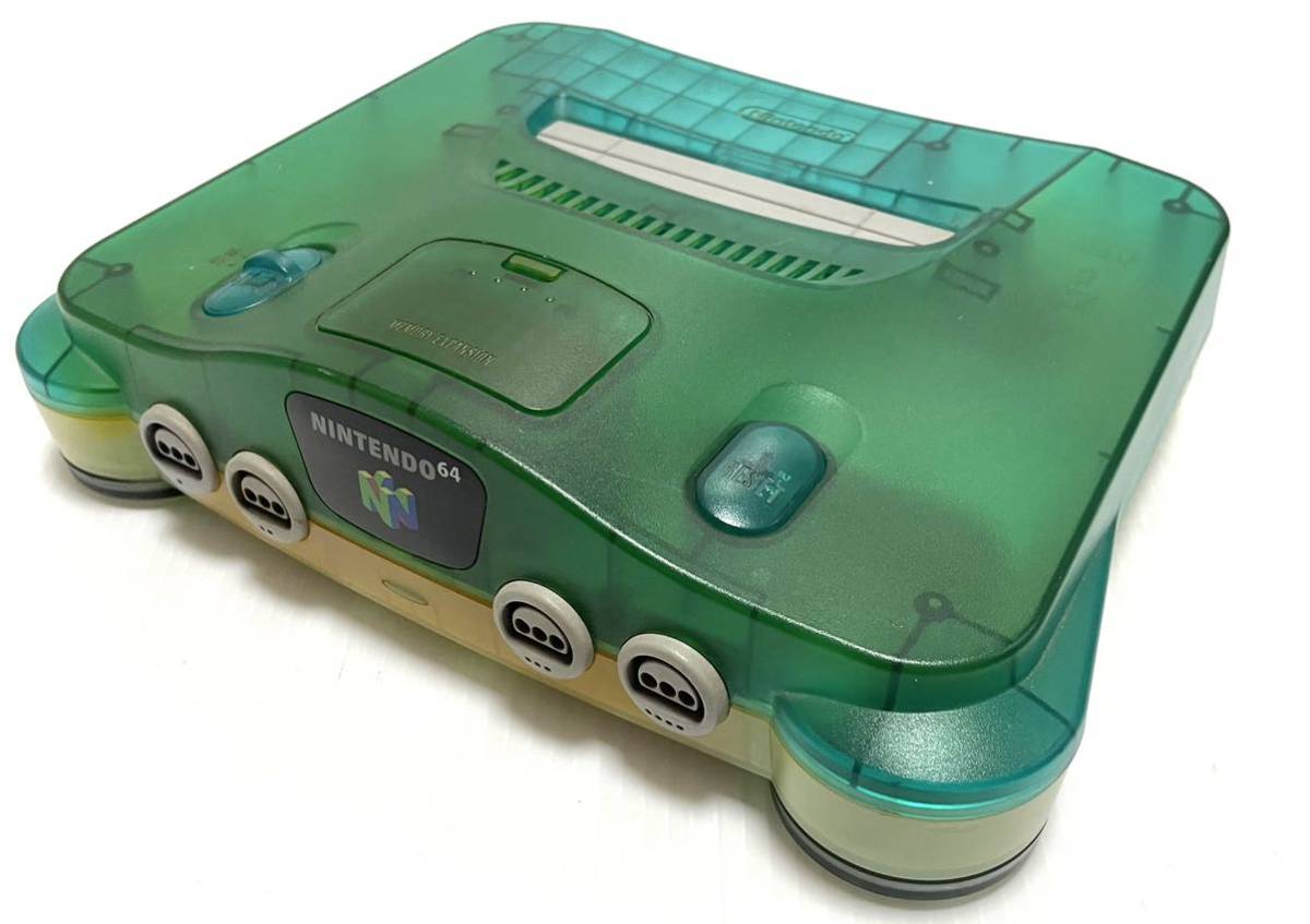 Nintendo 64 クリアブルー※】任天堂 ニンテンドー64 スケルトン 箱付き
