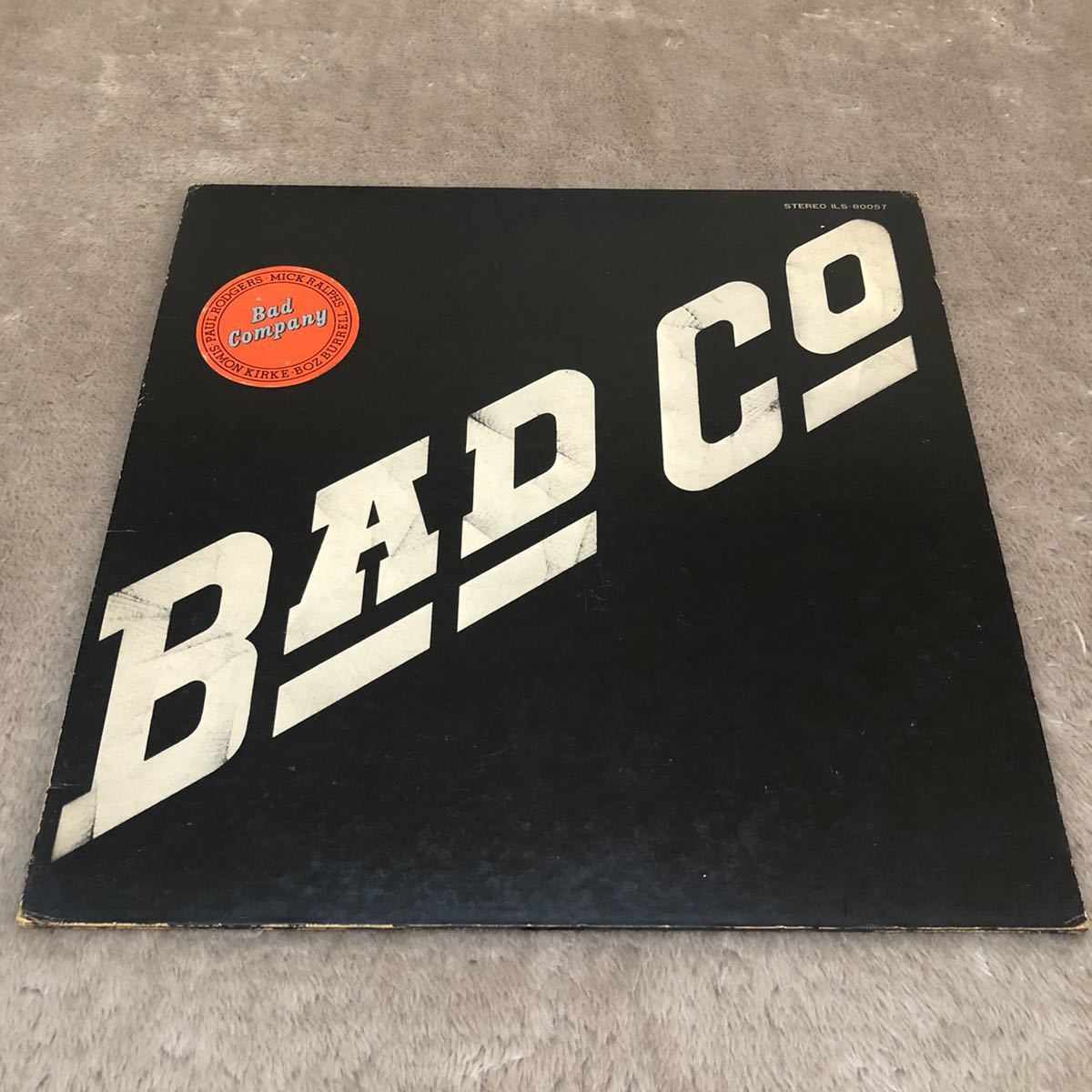 【国内盤】BADCOMPANY バッドカンパニー ファーストアルバム / LP レコード / ILS80057 / ライナー有 / 洋楽ロックハードロック /_画像1
