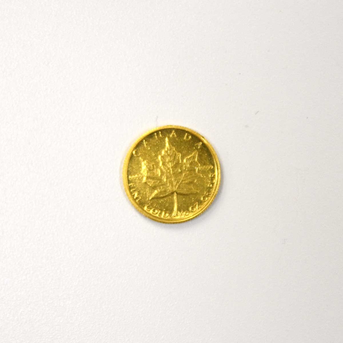 ○1円【K24コイン】カナダ メイプルリーフ金貨 K24 純金 コイン 3.1g 1
