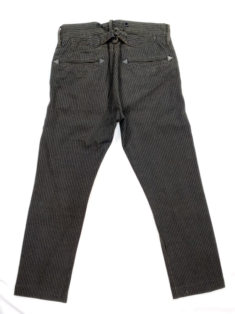 美品】RRL BUCKLEBACK STRIPE TROUSERS ストライプ-