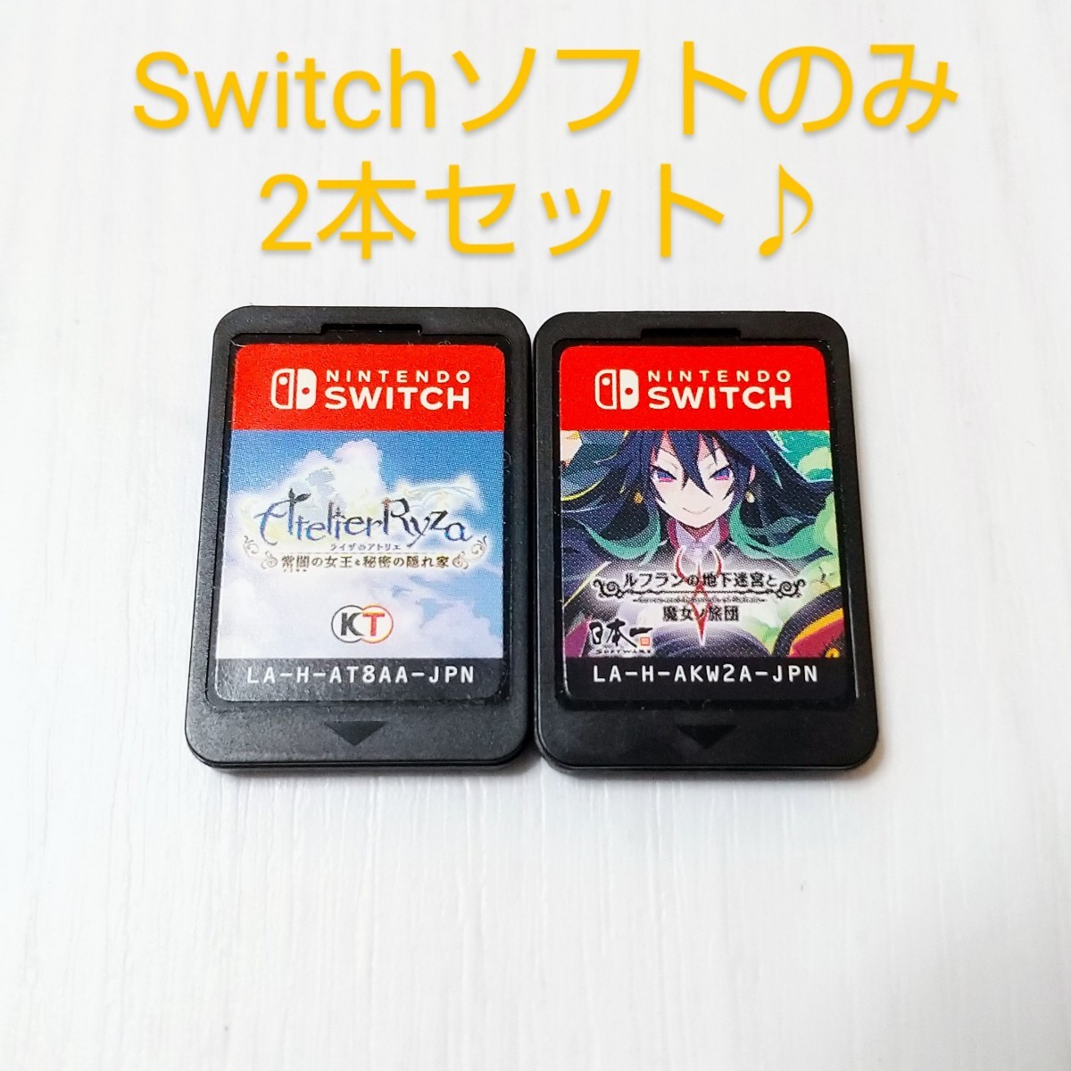 Switchソフトのみ2本セット ライザのアトリエ 常闇の女王と秘密の隠れ家 ルフランの地下迷宮と魔女ノ旅団 スイッチ