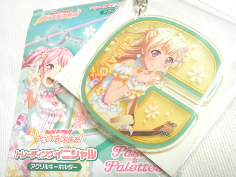 白鷺千聖A バンドリ！トレーディング イニシャル アクリルキーホルダー Pastel＊Palettes_画像1