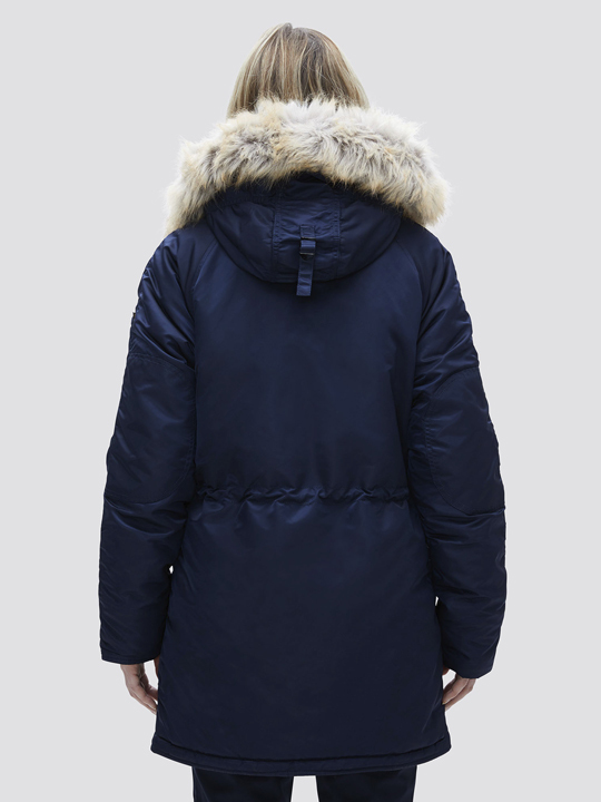 アルファインダストリー ALPHA INDUSTRIES N-3B W PARKA REPLICA BLUE Mサイズ レディース ジャケット ミリタリー alwjn44502c1rblm_画像3