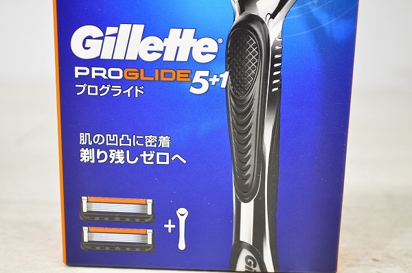 未使用■Gillette ジレット　プログライド5+1 電動　替刃2個付　極薄5枚刃_画像3