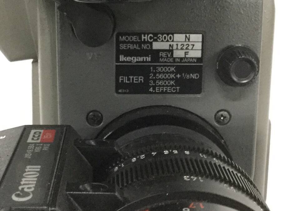 Yahoo!オークション - IKEGAMI HC-300 ビデオカメラ レコーダー Yahoo!オークション - IKEGAMI HC-300 ビデオカメラ レコーダー