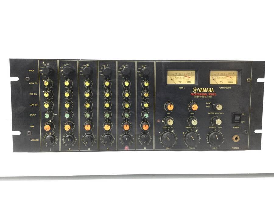 Yahoo!オークション - YAMAHA M406 ミキサー 現状品【TB】 Yahoo!オークション - YAMAHA M406 ミキサー 現状品【TB】
