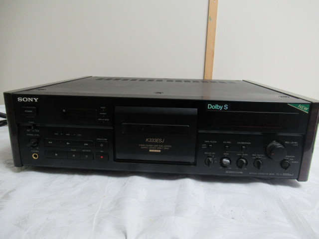 B306.SONY ソニー TC-K333ESJ カセットデッキ 動作未確認ジャンク_画像1