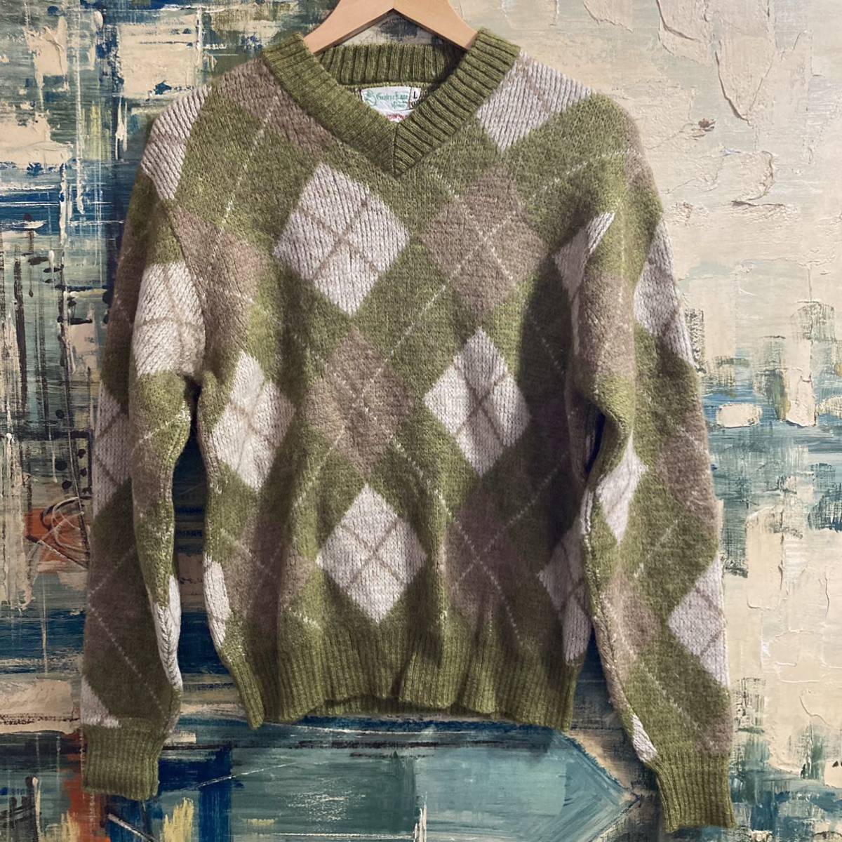 50 割引l 別倉庫からの配送 Vintage セーター Gentree Lane Hirschカーキ サイズl ニット セーター メンズファッション ファッションl thaar Net