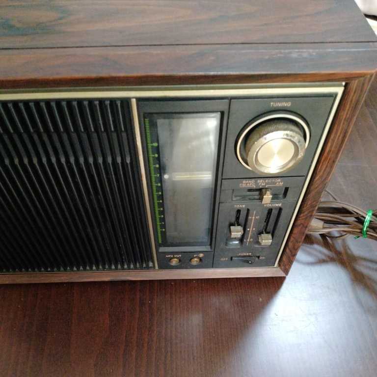[ рабочий товар ]SONY Sony транзистор радио TFM-9510 античный радио Showa Retro подлинная вещь транзистор радио AM только прием Vintage 