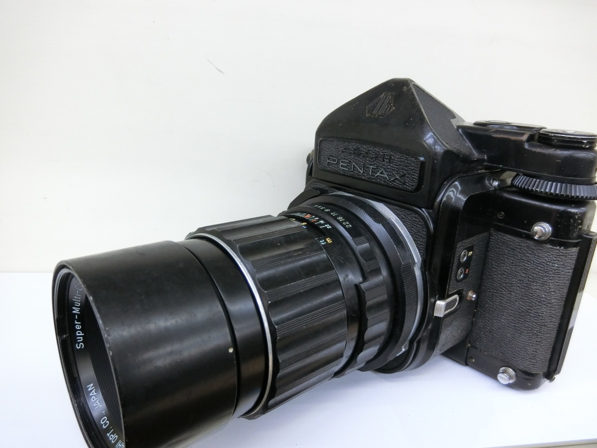 ペンタックス PENTAX カメラ 6X7 200mmレンズ付 ジャンク G1-33