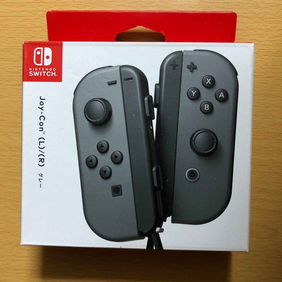 ★Nintendo Switch Joy-Con (L)(R)グレー　箱付　未使用ストラップ付　廃盤カラー