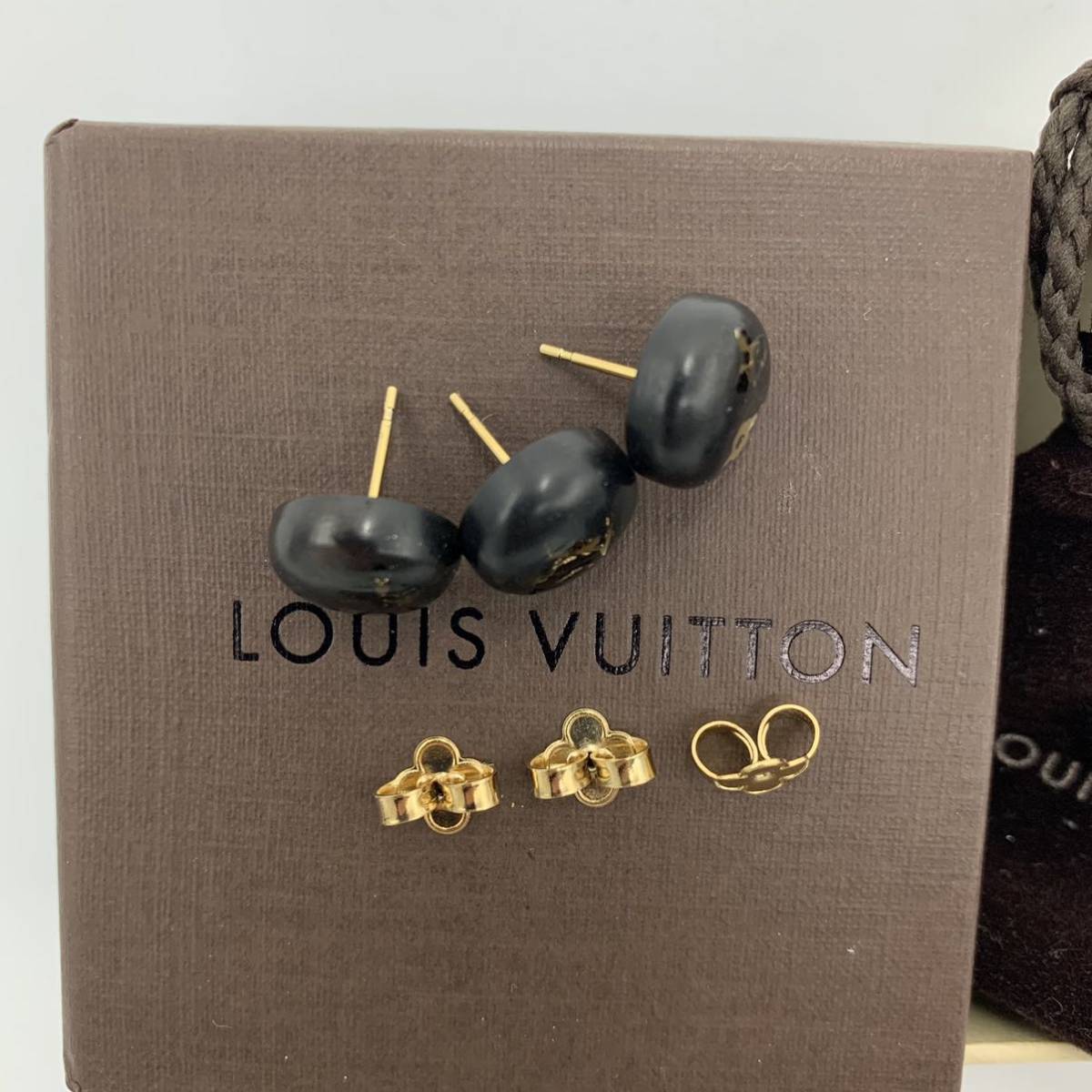 LOUIS VUITTON ルイヴィトン ブークル・ドレイユ・ピュス・シルヴァニア ピアス 3点セット M65938