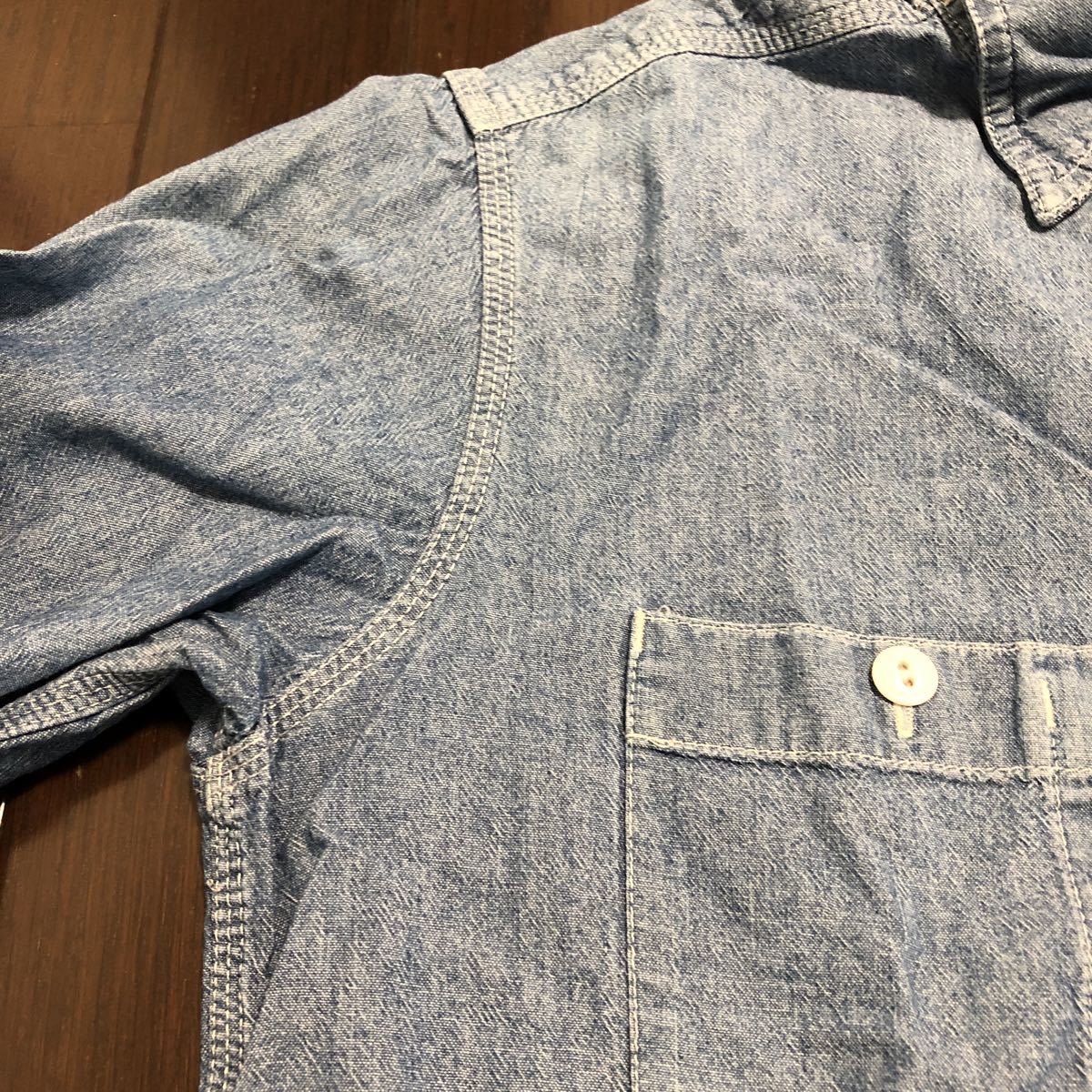 Engineered garments エンジニアードガーメンツ　ワークシャツ work shirt 旧タグ　Sサイズ　長袖シャツ _画像4