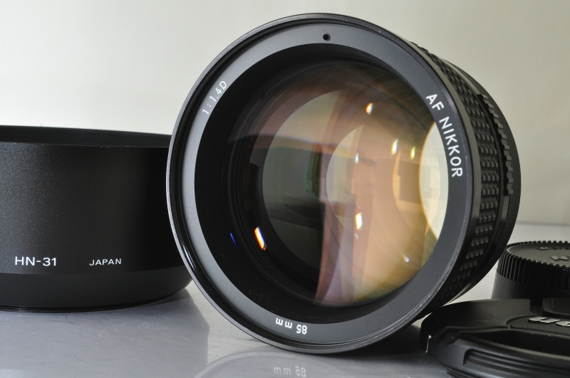 売れ筋アイテムラン NIKKOR AF Nikon 極上品 85mm Lens♪♪#5215 D F