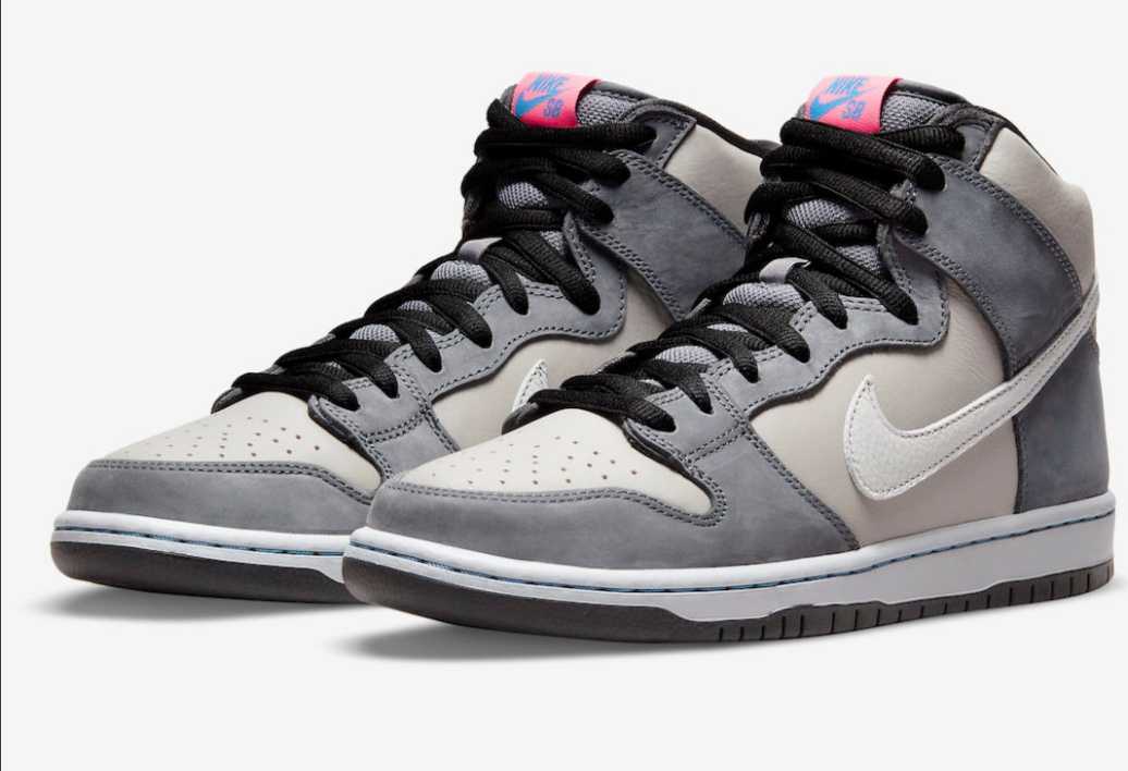 【即決】 NIKE SB DUNK HIGH PRO MEDIUM GREY 26.0 8.0 ナイキ ダンク ハイ ミディアムグレイ ミディアムグレー