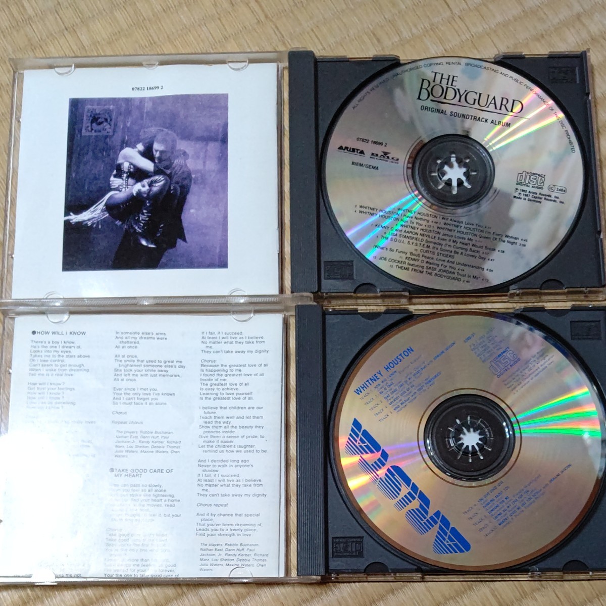 【輸入盤】  ボディーガード（オリジナルサウンドトラック） ホイットニーヒュースト  そよ風の贈り物   CD2枚