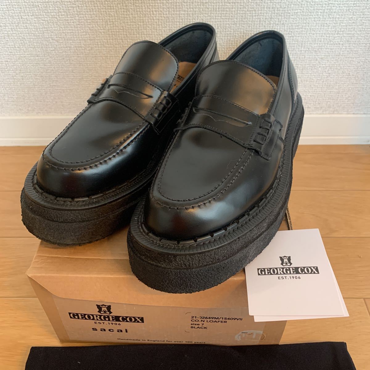 Yahoo!オークション - sacai 21aw GEORGE COX CO.N LOAFER Yahoo!オークション - sacai 21aw GEORGE COX CO.N LOAFER