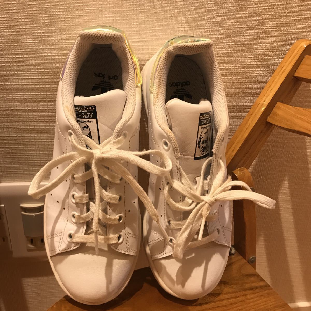 adidas アディダス スタンスミス 23cm 白い レディーススニーカー