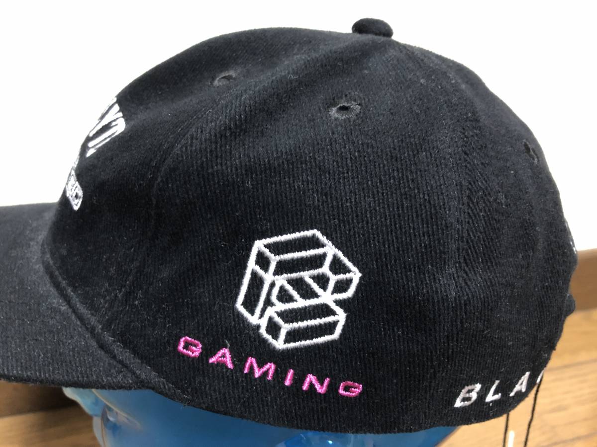 ◎【BLAQ LYTE】BURIRAM UNITED ESPORTS CAP BLACK GAMING　ブラックライト　ブリラム　コラボ　イースポーツ　ゲーム　タイランド_画像3