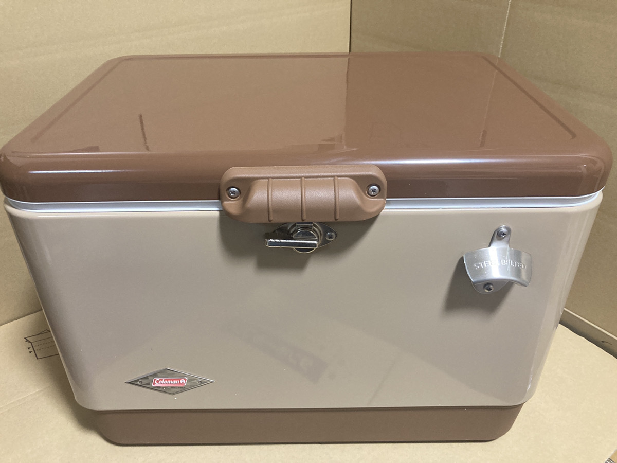 新品 コールマン Coleman 54QT スチールベルトクーラー 復刻カラー
