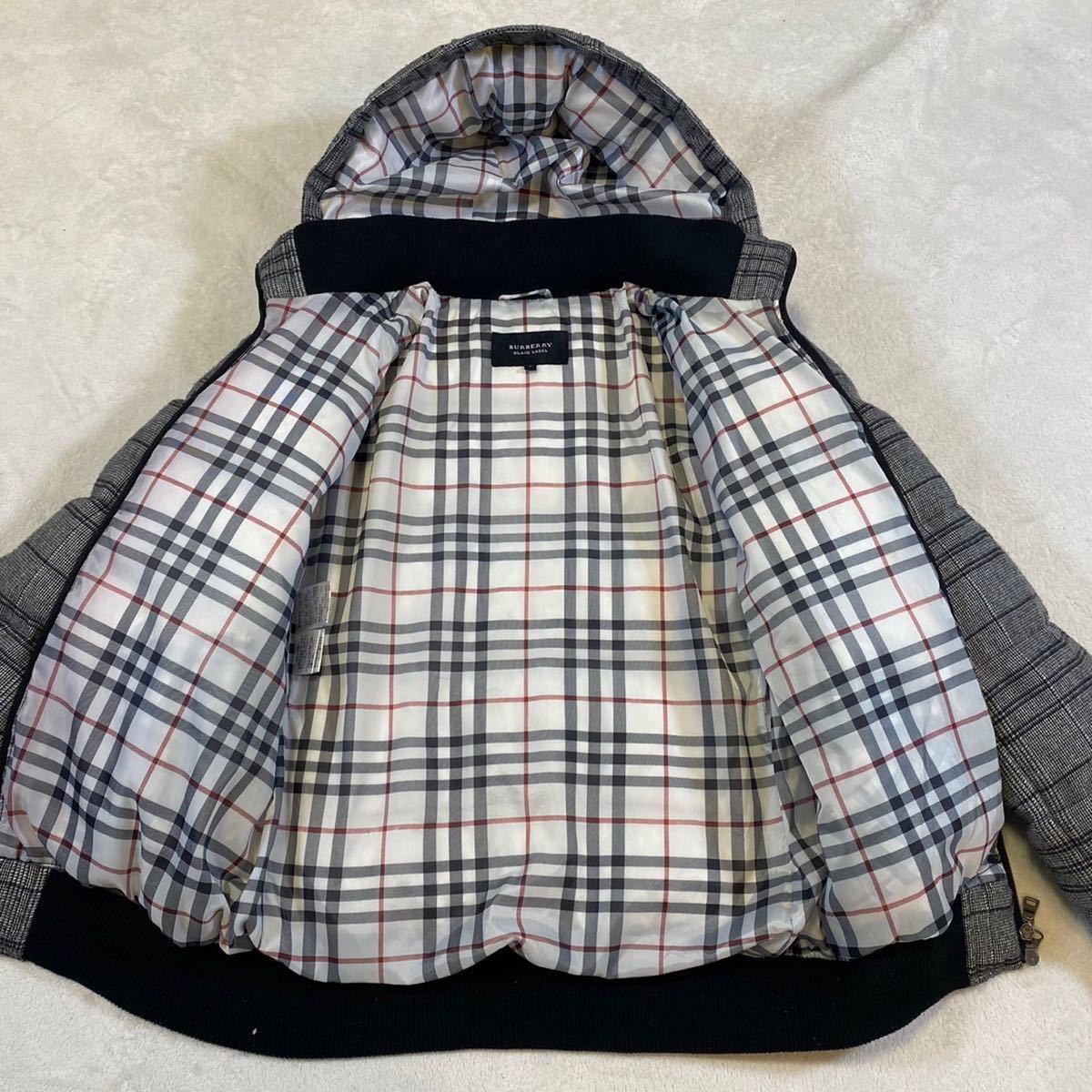 美品lot73 BURBERRY BLACK LABEL バーバリーブラックレーベル ダウンジャケット Sサイズ_画像4