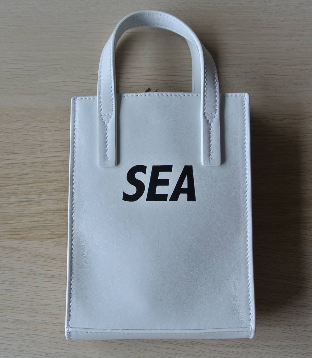 wind and sea corto molted shopper tote bag mini ウィンダンシー コルトモルテド ショッパートートバッグ ミニ white ホワイト白