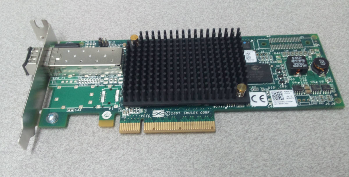 送料無料 HBA 8GB Dell SFP ファイバチャネル・ホストバスアダプタ PCI-E ストレージ ネットワークカード HP 0CN6YJ LPE12000 Emulex IBM_画像2