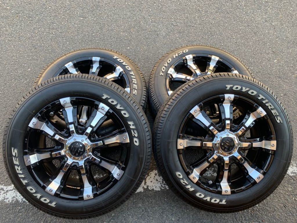 低走行美品】ハイエース200系 クリムソン MGビースト 17インチ