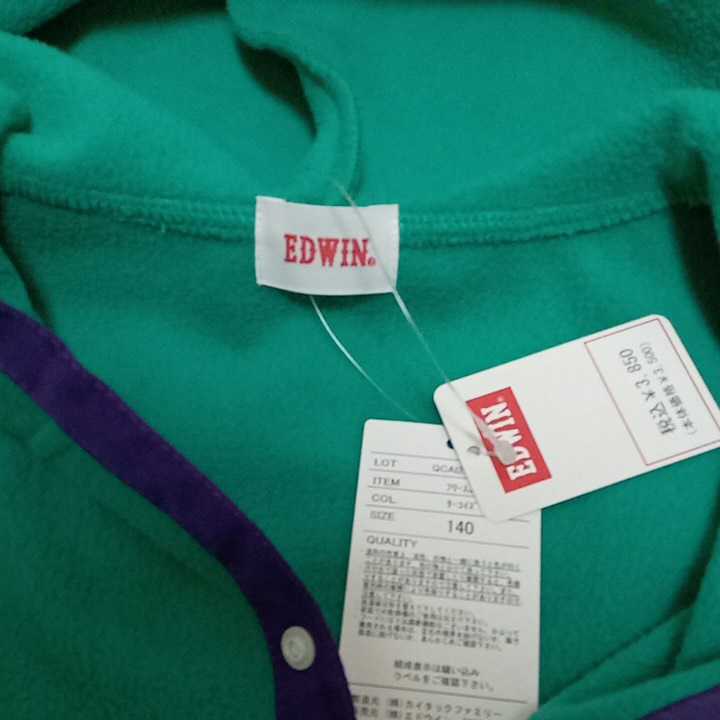  Edwin EDWIN fleece 140cm green 