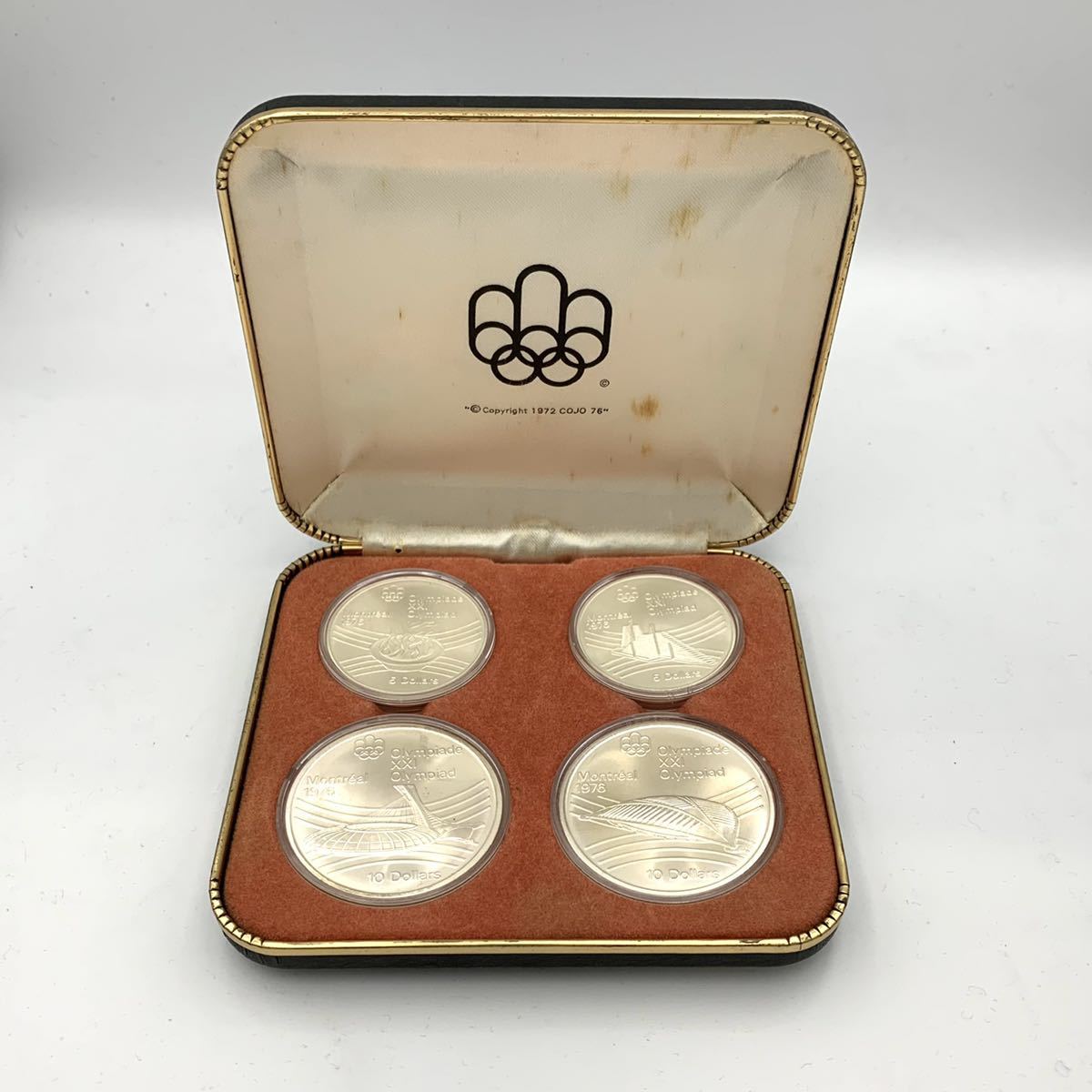 新作モデル 1976年 モントリオール オリンピック記念硬貨 4枚セット 旧 