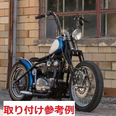 XS650にボルトオンで装着可能!XS650用スプリンガー フォークキット スプリンガー フロントフォーク メッキ クローム チョッパー_画像4