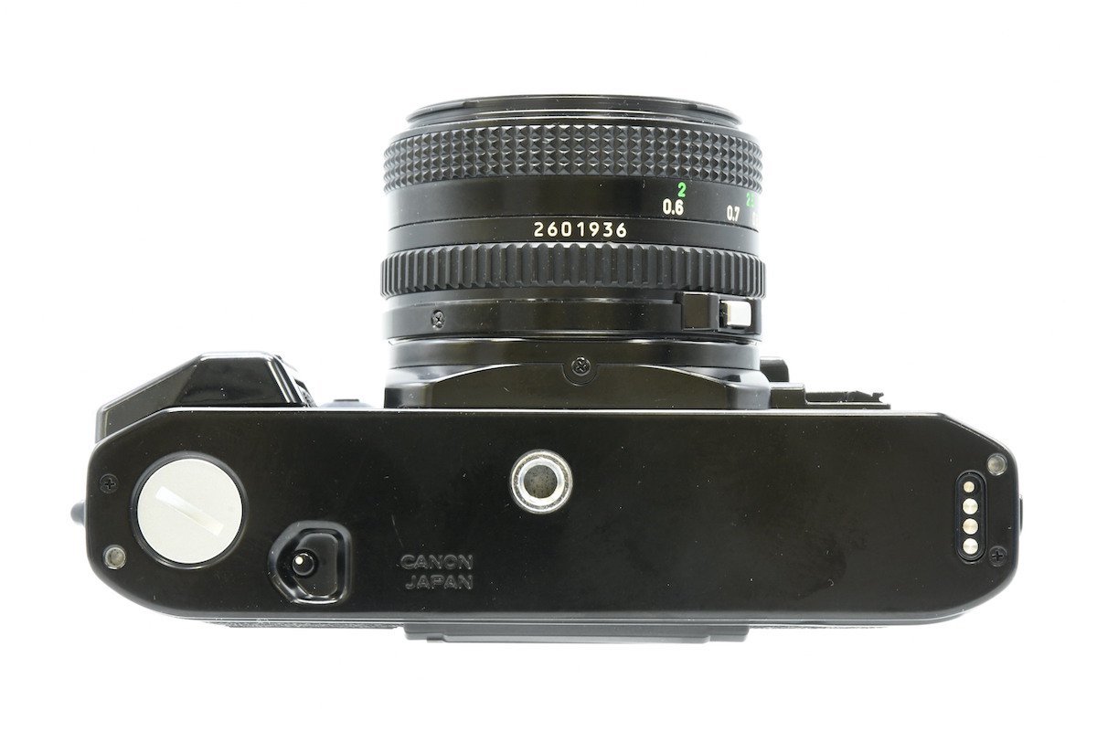 ◆ Canon キヤノン A-1 + CANON LENS New FD 50mm F1.8 ボディ レンズ セット フィルムカメラ MF一眼レフ 標準 単焦点レンズ_画像5