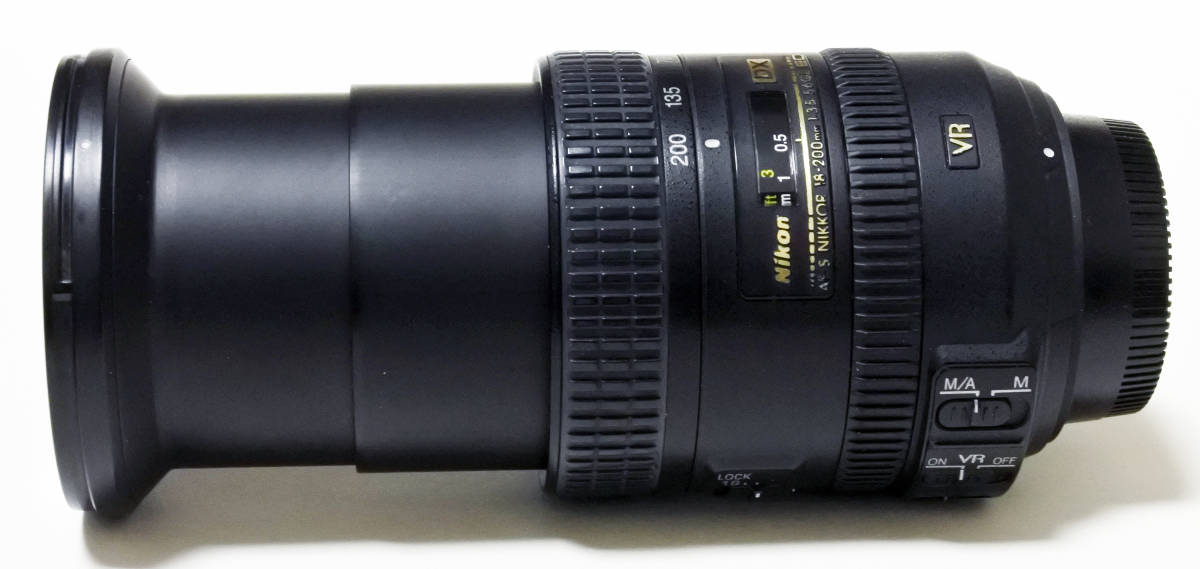 ● NIKON Fマウントレンズ：NIKON AF-S DX NIKKOR 18-200mm F3.5-5.6G ED VRⅡ・完動良品（収納袋ポーチ付き）_画像4