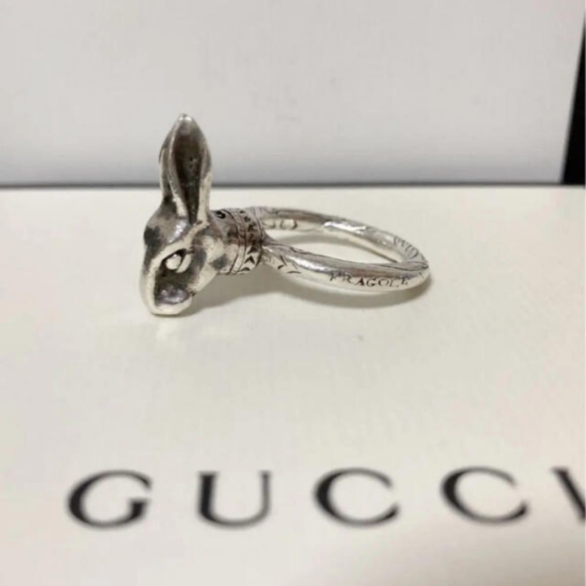 GUCCI 希少☆ レア物☆ アンガーフォレスト ラビットヘッド リング