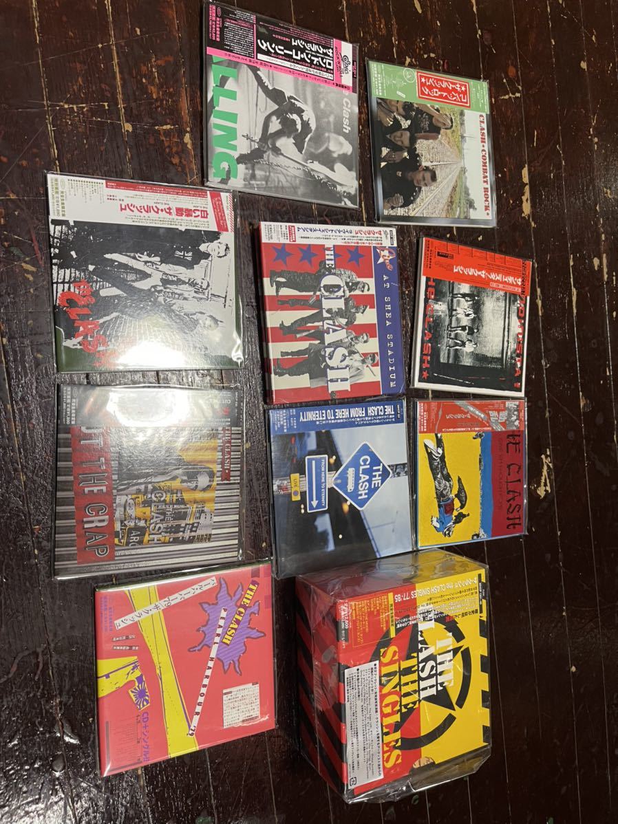 The Clash クラッシュ　紙ジャケ　セット　CDセット　シングルス　BOXセット　甲本ヒロトコメント付き　完全生産限定盤　廃盤