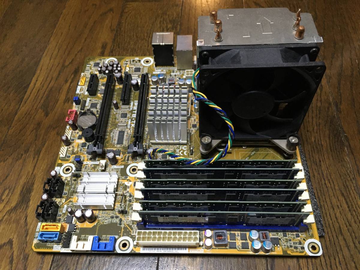 HP/Pegatron製 Micro-ATXマザーボード 2A86 + CPU Core i7-930 + メモリ計9GB + ビデオボード GeForce GT320_画像1
