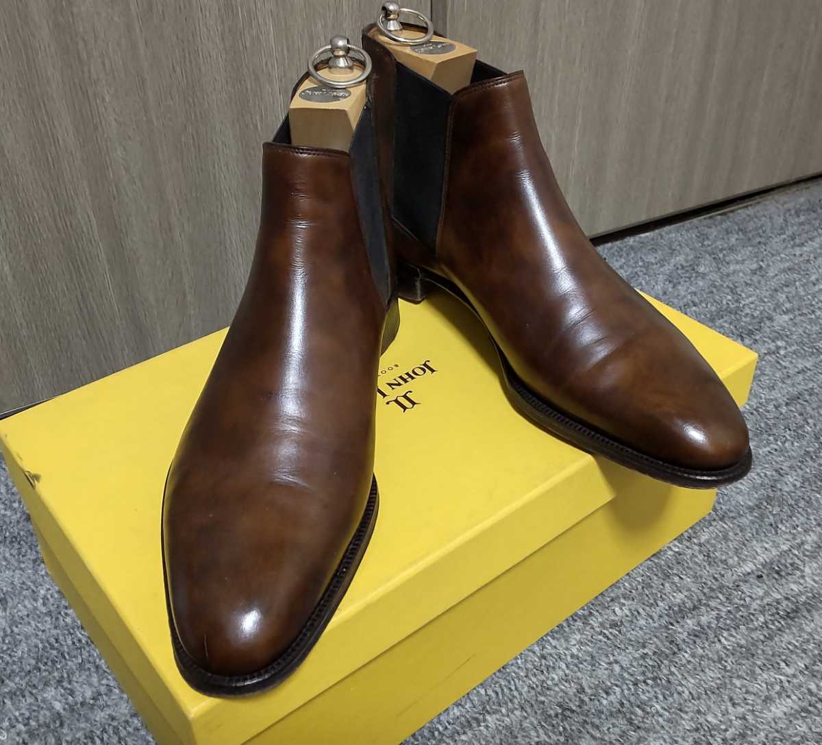 JOHN LOBB TUDOR 6 5D 7000ラスト サイドゴア ブーツ ジョンロブ JOHN LOBB TUDOR 6 5D 7000ラスト サイドゴア ブーツ ジョンロブ