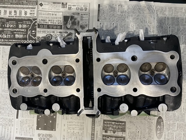 【レア】xjr1300 xjr1200 SPLシリンダーヘッドassy ポート加工 ヘッド面研 バルブシートカット 鏡面加工【その他XJRパーツ出品中】