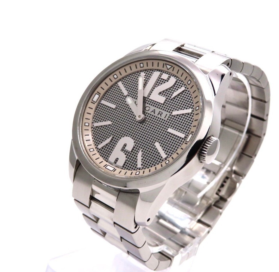 高級な BVLGARI ブルガリ ソロテンポ ST37BSS ST37S ecousarecycling.com